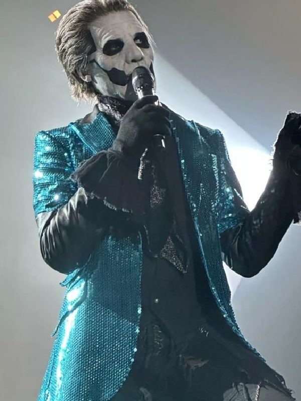 Cardinal Copia Blue Jacket | Papa Emeritus Blue Jacket