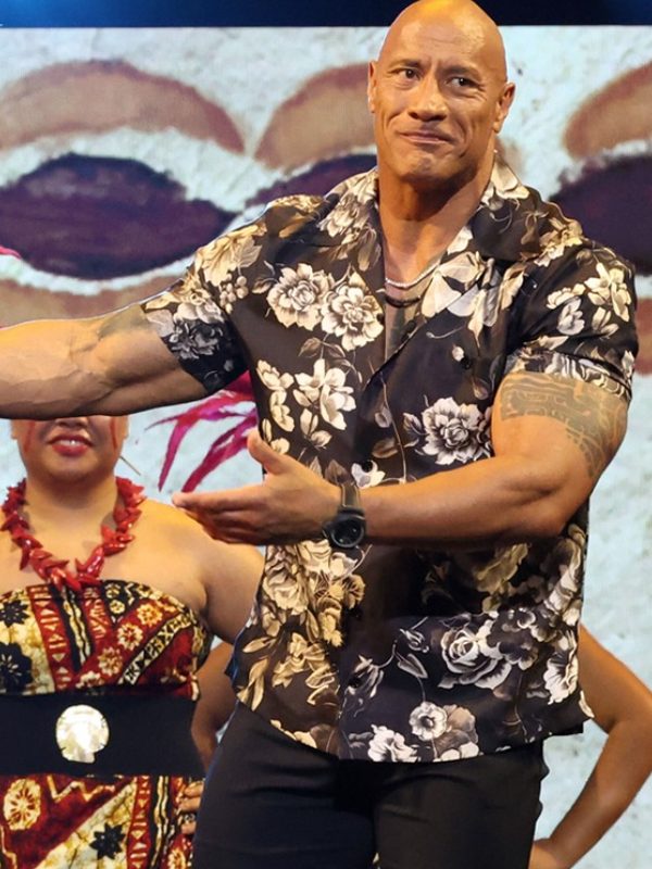 Dwayne Johnson Hawaiian Floral Shirt - Jacket Hub