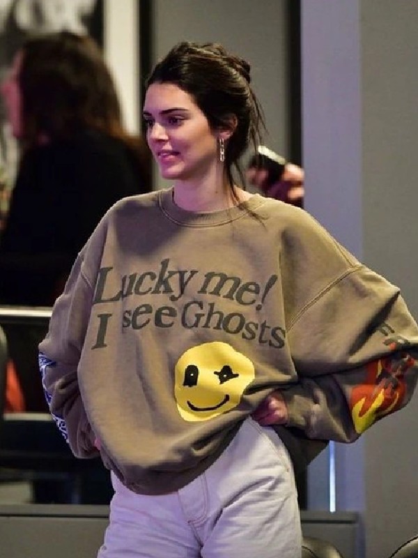 Kendall Jenner Lucky Me I See Ghosts Sweatshirt - Jacket Hub