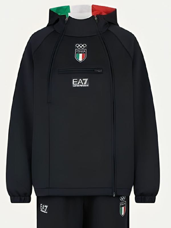 Paris 2024 Olympics Italia Zip Up Hoodie - Jacket Hub