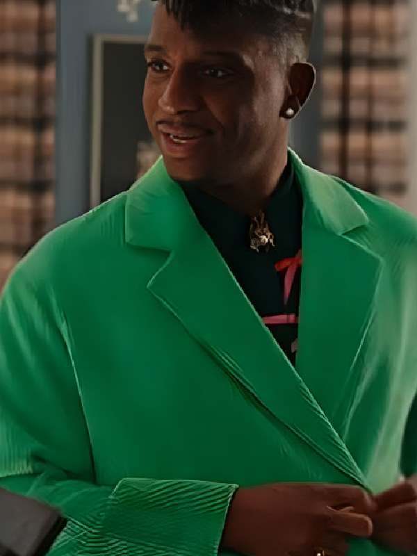Emily in Paris S04 Samuel Arnold Green Corduroy Blazer - Jacket Hub