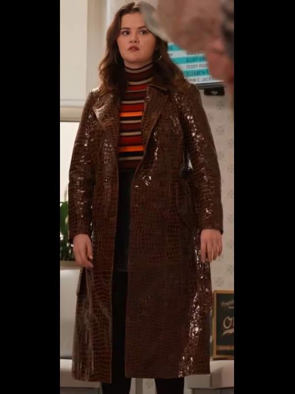 Only Murders in the Building S04 Selena Gomez Leather Coat Only Murders in the Building S04 Selena Gomez Leather Coat