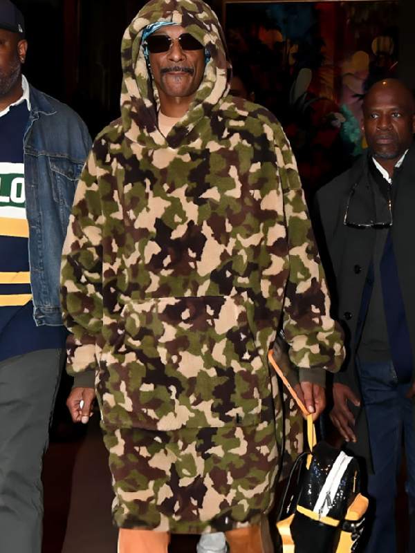 Snoop Dogg Camouflage Blanket Hoodie Jacket Hub