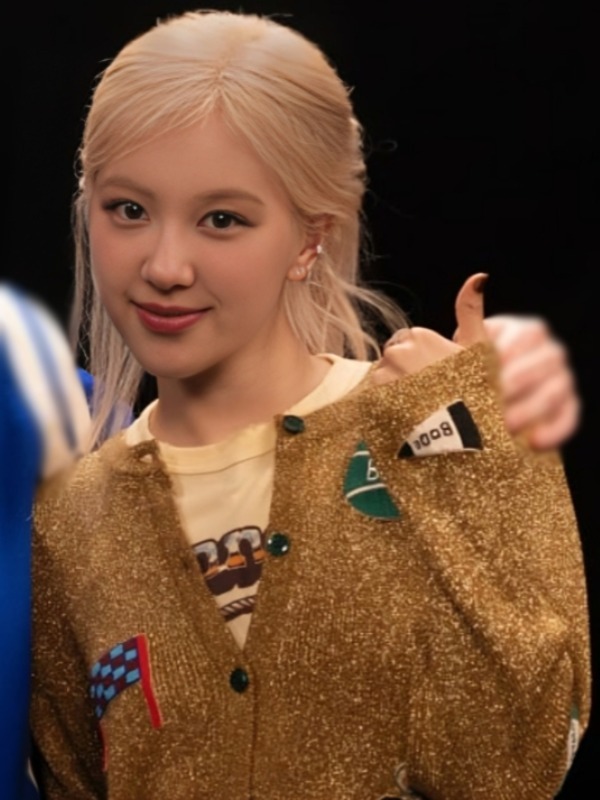 Hot Ones S25 Rose Brown & Green Tennis Cardigan - Jacket Hub