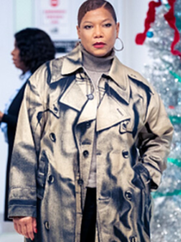 The Equalizer S05 Queen Latifah Ombre Trench Coat - Jacket Hub