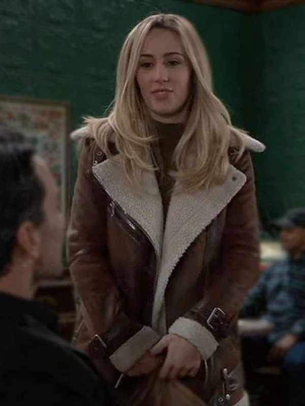 General Hospital Eden McCoy Shearling Jacket | Free Shipping
