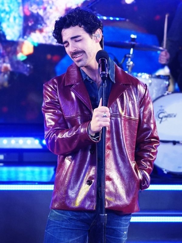 Joe Jonas Times Square Performance Leather Jacket - Jacket Hub