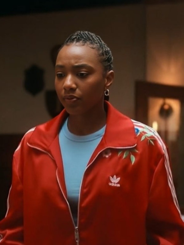 the-sex-lives-of-college-girls-whitney-chase-red-floral-tracksuit
