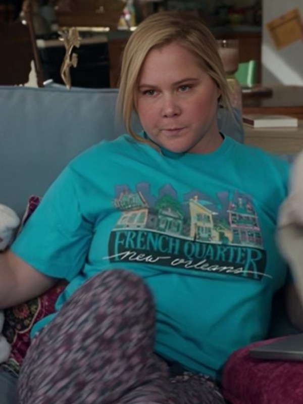 Amy Schumer Kinda Pregnant 2025 Blue T Shirt Jacket Hub Amy Schumer Kinda Pregnant 2025 Blue T Shirt