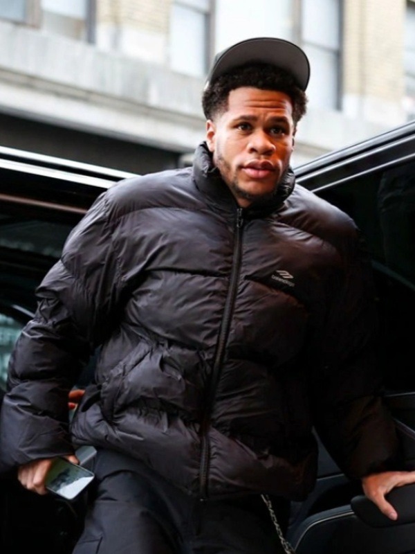 かつきくん着用　trendvision Puffer Jacket Devin Haney 3B Sports Icon Puffer Jacket - Jacket Hub