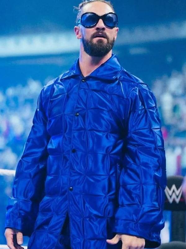 Seth Rollins 2025 Friday Night Blue Suit