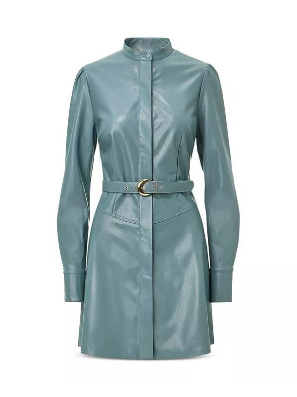 The Today Show 2025 Savannah Sellers Blue Leather Dress The Today Show 2025 Savannah Sellers Blue Leather Dress
