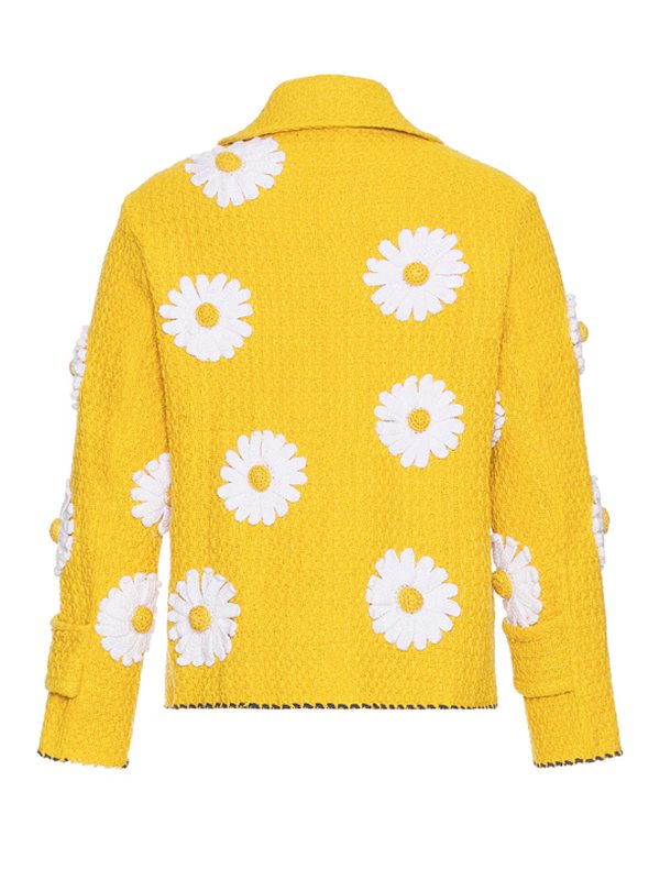 The Voice S27 John Legend Yellow Daisy Applique Jacket