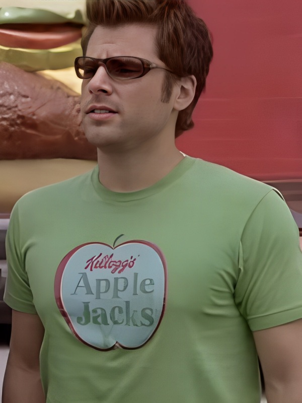 Psych S02 James Roday Rodriguez Green Apple T-Shirt