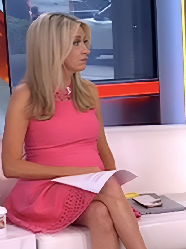 kayleigh mcenany red dress Outnumbered 2025 Kayleigh McEnany Red Shirt Dress