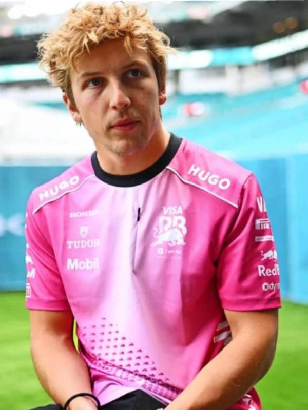 Visa Cash App RB 2025 Grand Prix Miami Pink T-Shirt