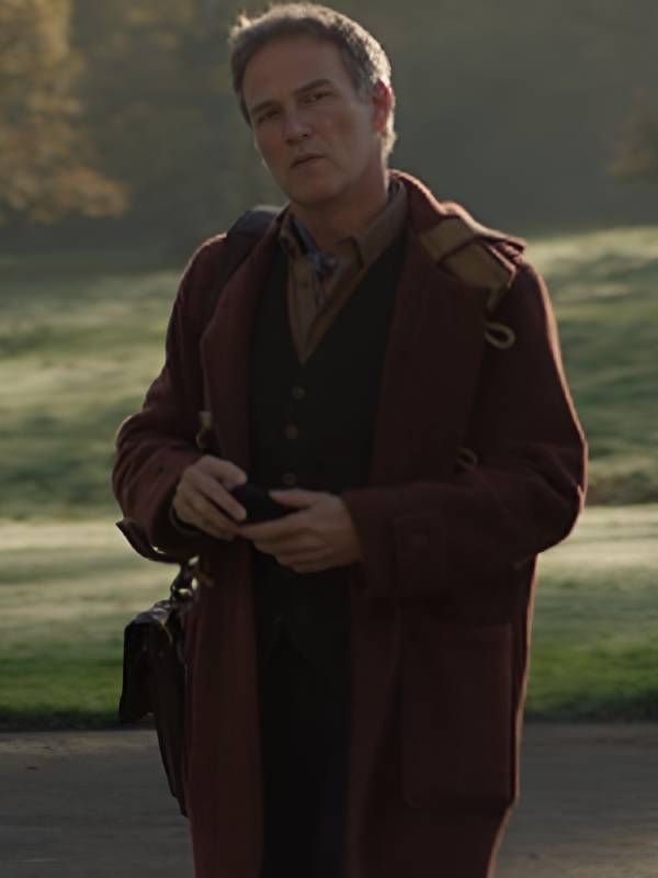 Art Detectives 2025 Stephen Moyer Duffle Coat Duffle Coat Rust