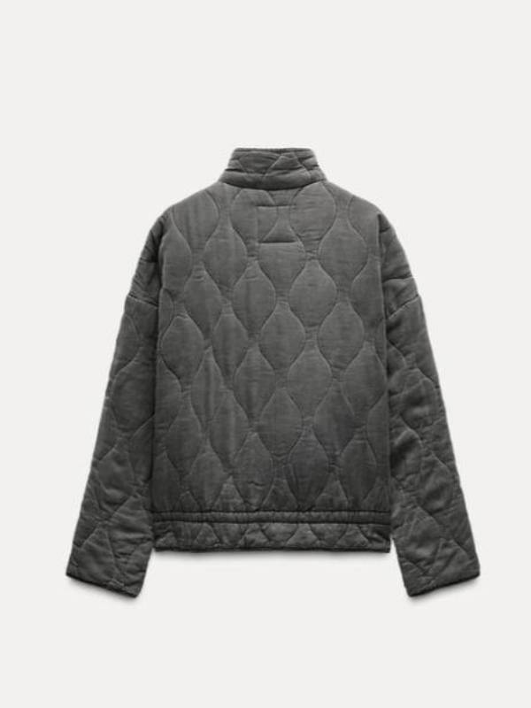 Art Detectives 2025 Nina Singh Gray Quilted Jacket