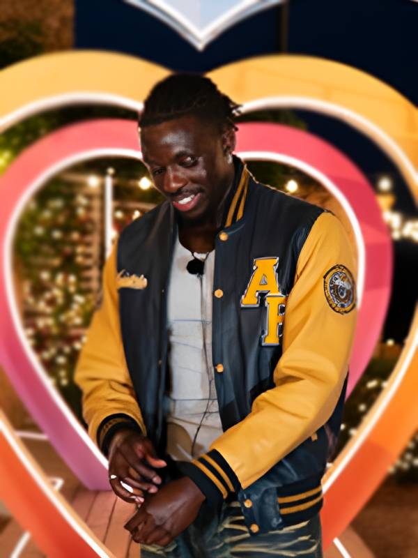 Love Island UK S12 Dejon Noel-Williams Varsity Jacket