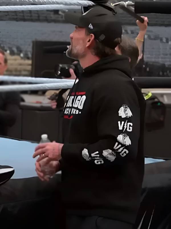 CM Punk WWE: Unreal Black Hoodie Jacket Hub