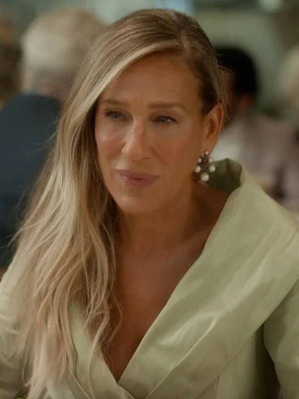 And Just Like That S03 Sarah Jessica Parker Green Dress
