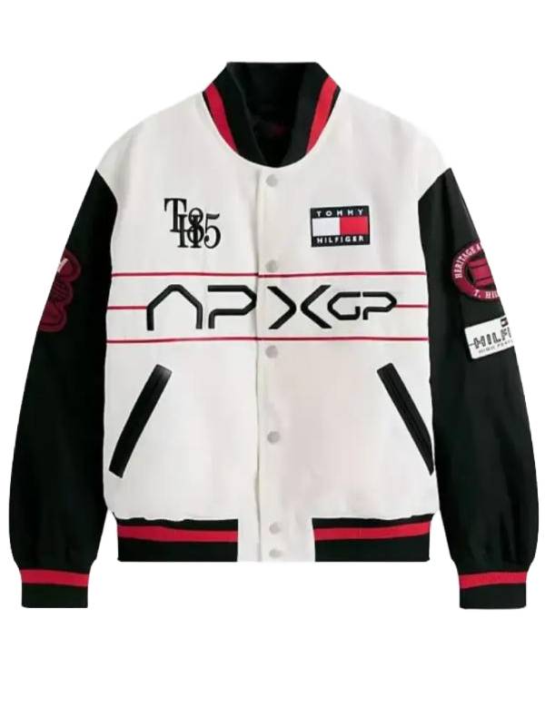 F1 Movie Damson Idris x APXGP Racing Varsity Jacket