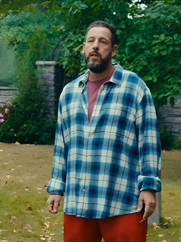 Happy Gilmore 2 Adam Sandler Plaid Shirt