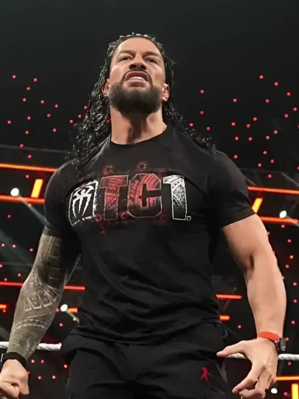 Roman Reigns OTC 1 Black T-Shirt - Jacket Hub