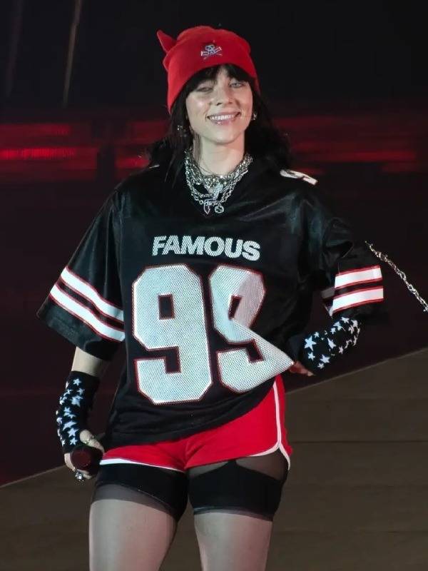 Billie Eilish Famous Oversized Jersey Jacket Hub