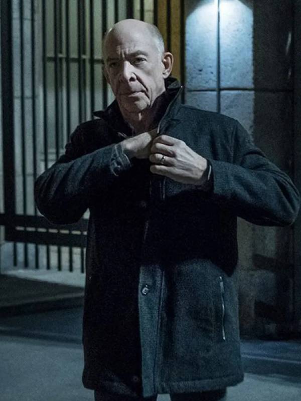 Counterpart Howard Silk Black Wool Coat - Jacket Hub