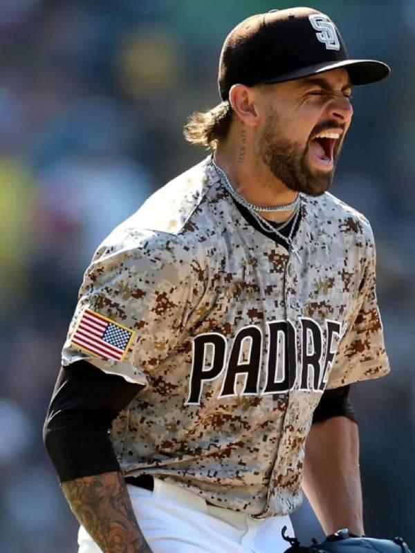 David Morgan San Diego Padres Camo Jersey - Jacket Hub