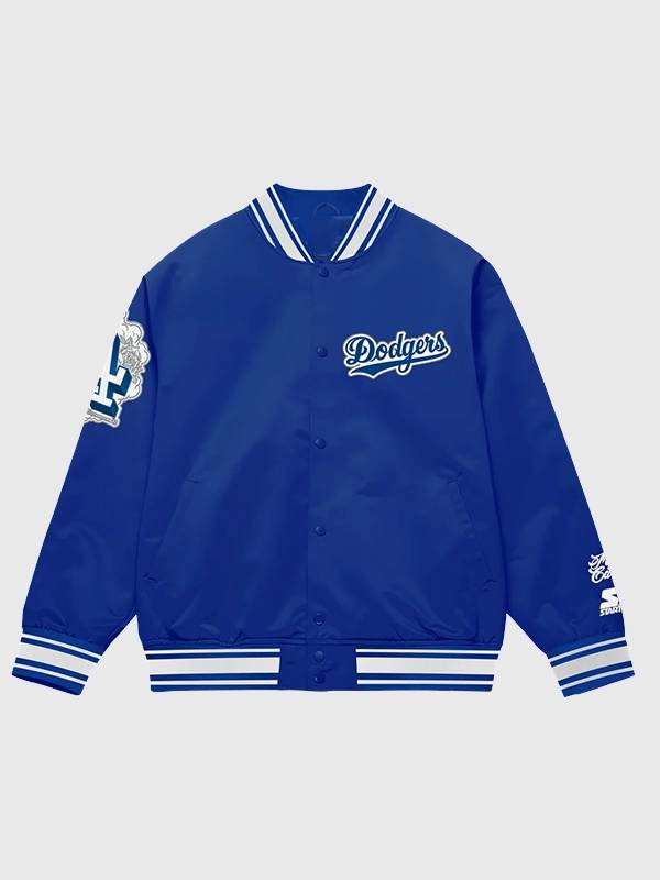 LA Dodgers X Mister Cartoon Blue Jacket | Free Shipping
