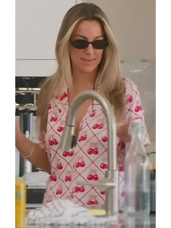 Alex Hall Selling The OC S04 Cherry Print Short Set