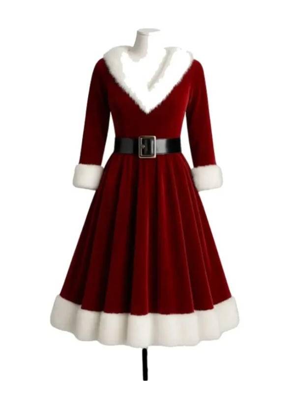 drop waist red dress Drop Waist Mini Dress