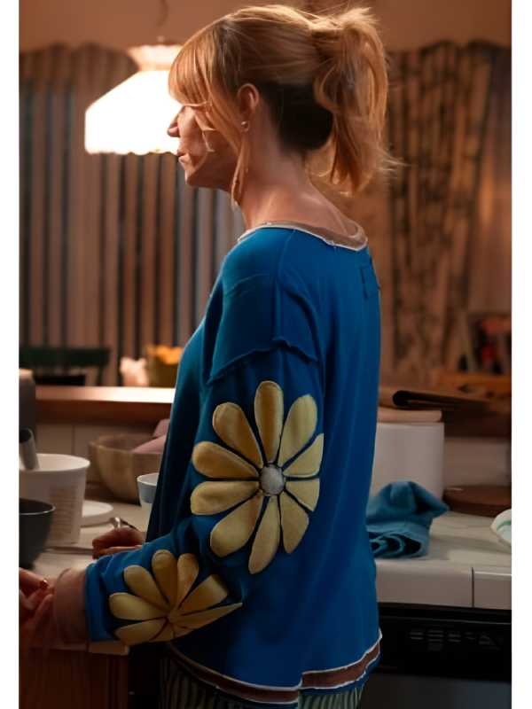 High Potential S2 Morgan Gillory Flower Sweater - Jacket Hub