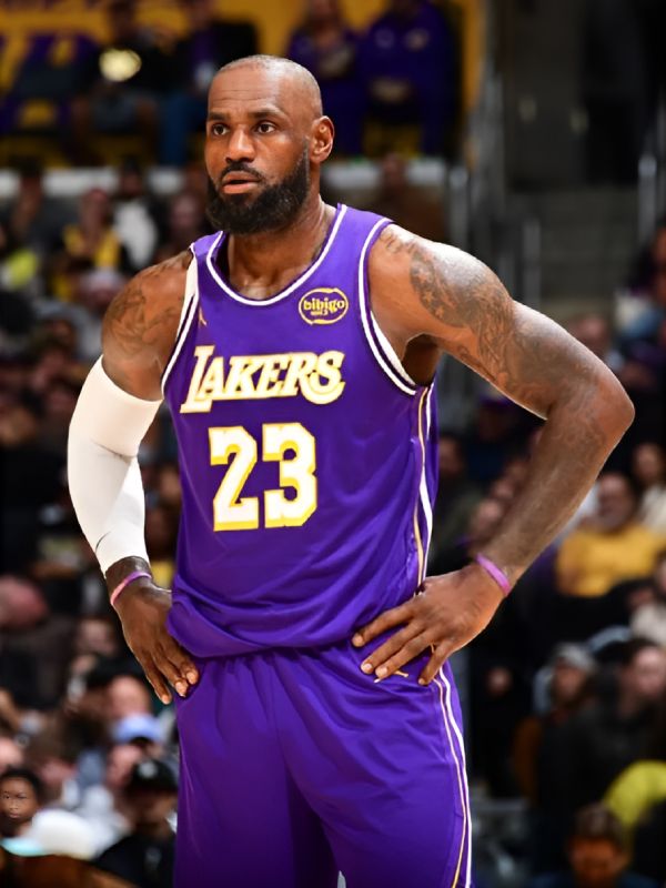 Shop LeBron James Thunder v Los Angeles Lakers Jersey