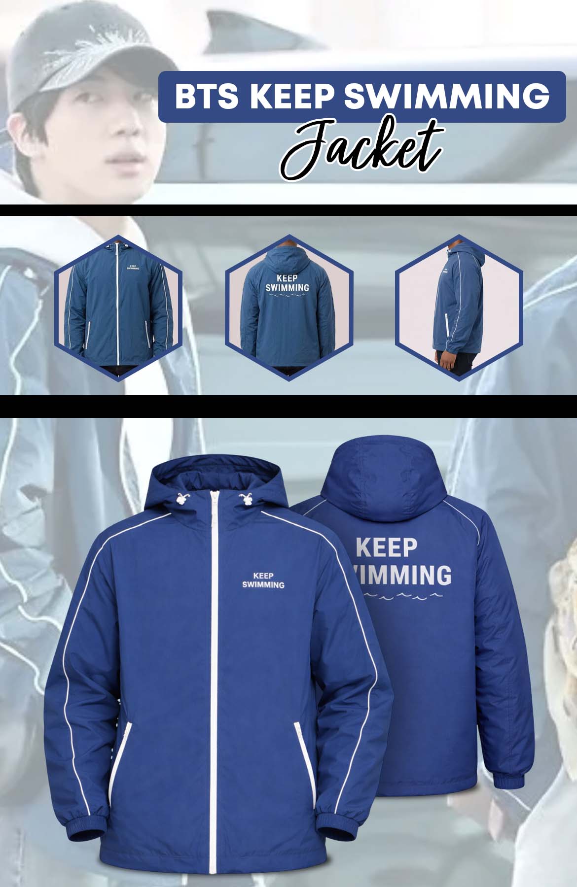BTS Keep Swimming Jacket | Musinsa Keep Swimming Jacket