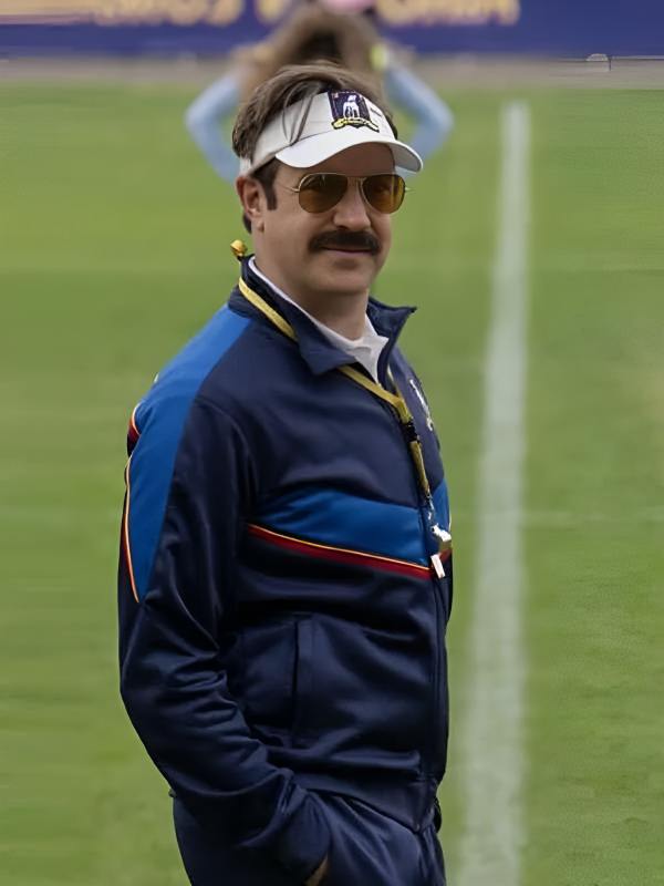 Ted Lasso Season 4 Jason Sudeikis Ted Lasso Blue Track Jacket