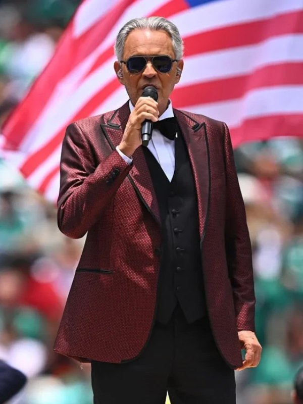 Andrea Bocelli FIFA World Cup 2026 Opening Ceremony Blazer