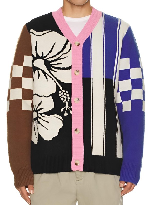 Off Campus 2026 Dean di Laurentis Hibiscus Cardigan
