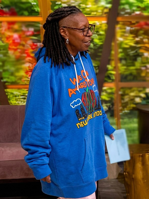 The View 2026 Whoopi Goldberg Blue New York Knicks Hoodie