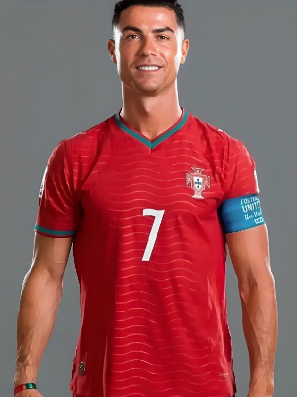 FIFA World Cup Cristiano Ronaldo Portugal Portraits T-Shirt FIFA World Cup Cristiano Ronaldo Portugal Portraits T-Shirt